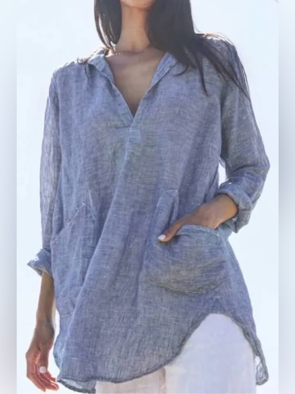 CP Shades Linen Chambray Teton Tunic